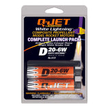 Quest Q-Jet™ D20-6W White Lightning Rocket Motors Value 12-Pack - Q6376